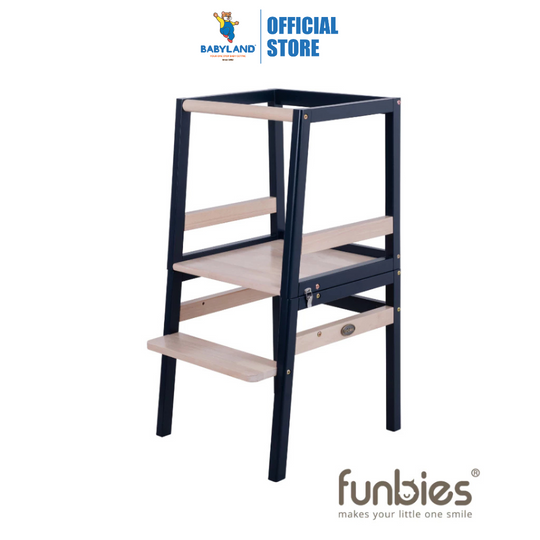 Funbies Baecere Convertible Learning Tower - PantoneBlue+Whitewash