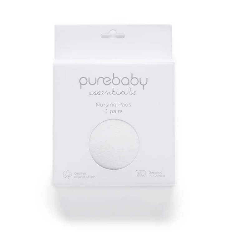 Purebaby Organic Nursing Pads Pack - White