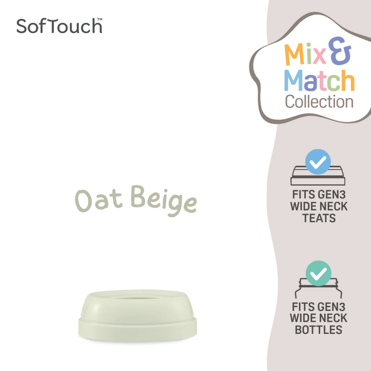Pigeon SofTouch Wide-Neck Mix and Match Bottle Cap (3rd Gen Bottles)