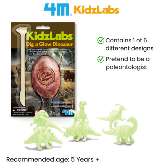 4M KidzLabs - Dig a Glow Dinosaur (5Y+)
