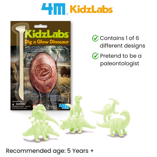 4M KidzLabs - Dig a Glow Dinosaur (5Y+)