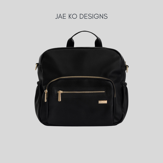 Jae Ko Original Diaper Bag - Pebble (Black)