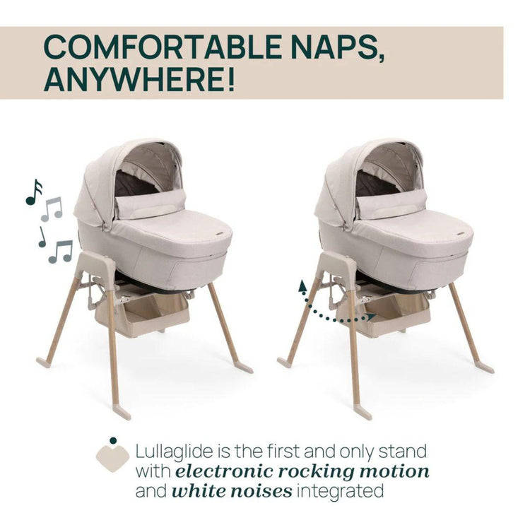 Chicco E-Lullaglide Electronic Bluetooth Baby Rocking Stand - Natural (0m+ to 9kg)