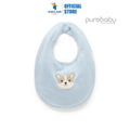 Purebaby Organic Puppy Bib Sky Print