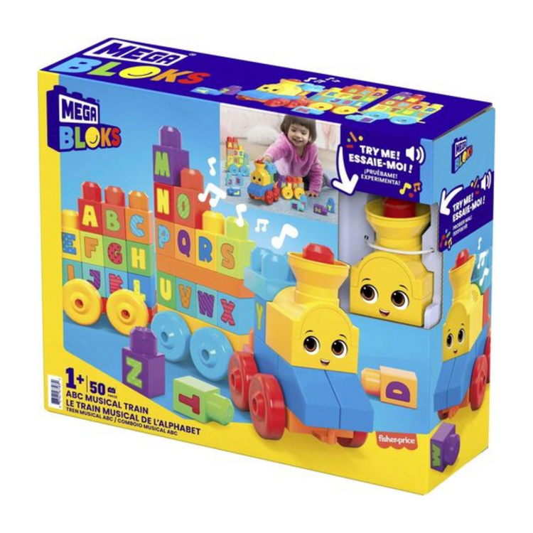 Fisher-Price MEGA Bloks ABC Musical Train Set