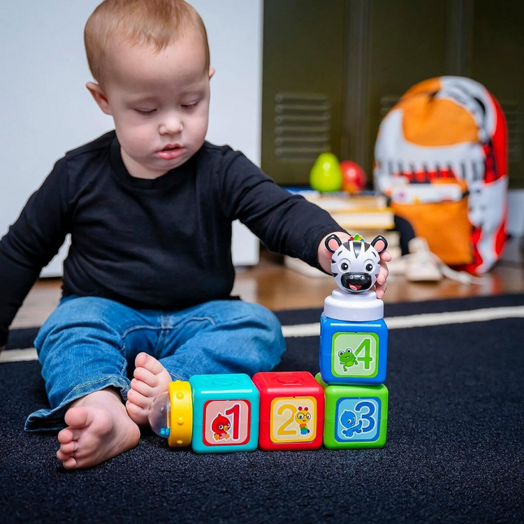 Baby Einstein Add & Stack Magnetic Activity Blocks (6 Pieces)