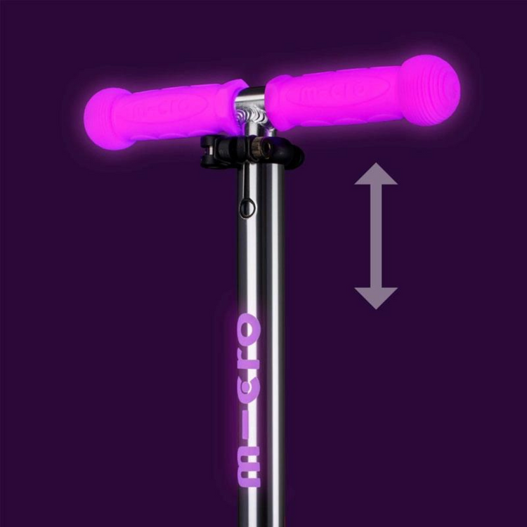 Micro Mini Deluxe Glow LED Plus Frosty Pink (2-5yrs)