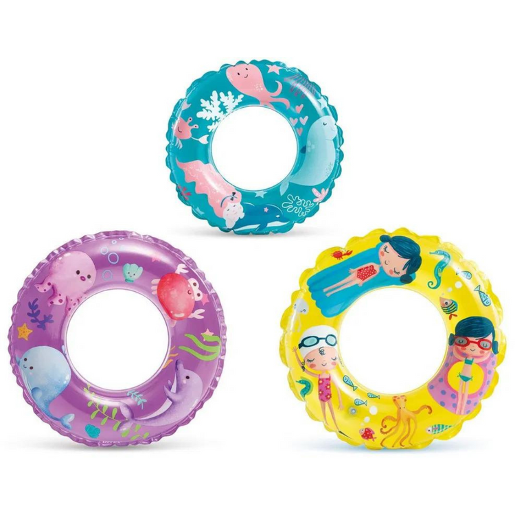 Intex 61cm Transparent Rings IT 59242NP (6-10yrs) - Wet Set Collection