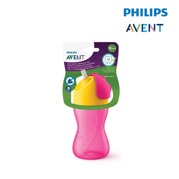 Philips Avent Bendy Straw Cup - Random Colour (10oz/300ml) SCF798/00 (12M+)