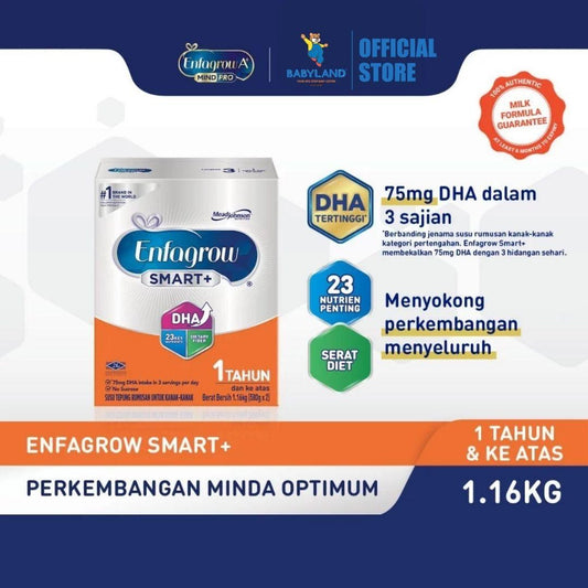 Enfagrow Smart+ S3 (1Y+) (1.16kg) Susu Tepung Rumusan Kanak-kanak