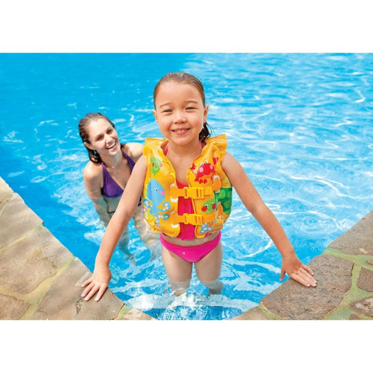 Intex Tropical Buddies Swim Vest IT 59661NP (16"x12") (3-5yrs) - Wet Set Collection