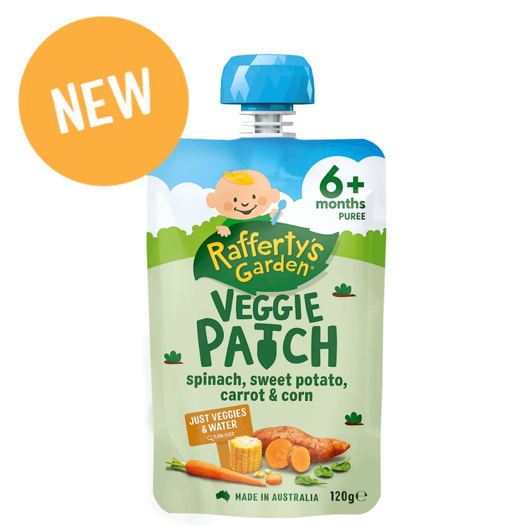 Rafferty's Garden Baby Food Pouches 120g 6m+/8m+ Made In Australia