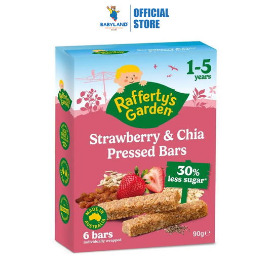 Rafferty's Garden Strawberry & Chia Pressed Bar 90g