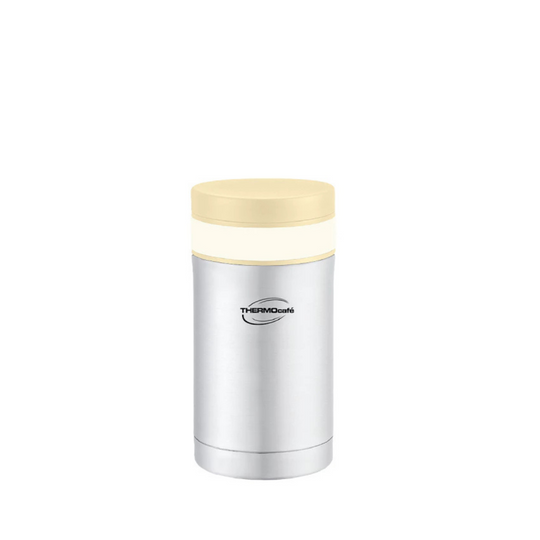 THERMOcafé 500ml Basic Living Vacuum Insulated Food Jar With Spoon 500ml [TC-502FJ(CRM)]