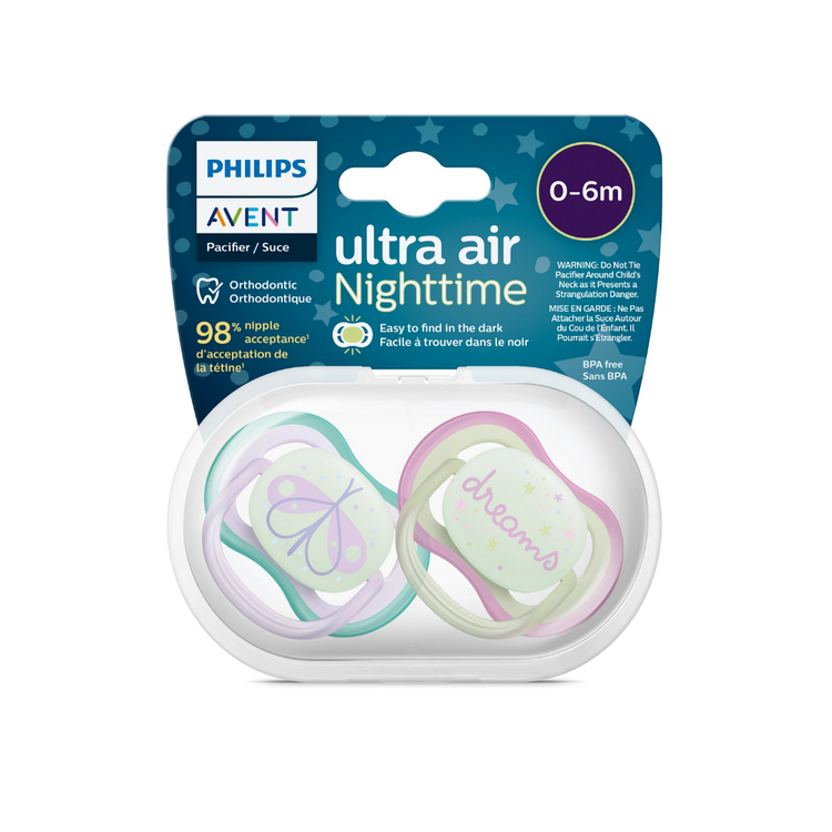 Philips Avent Ultra Air Soother Twin Pack (0-6m) (6-18m)