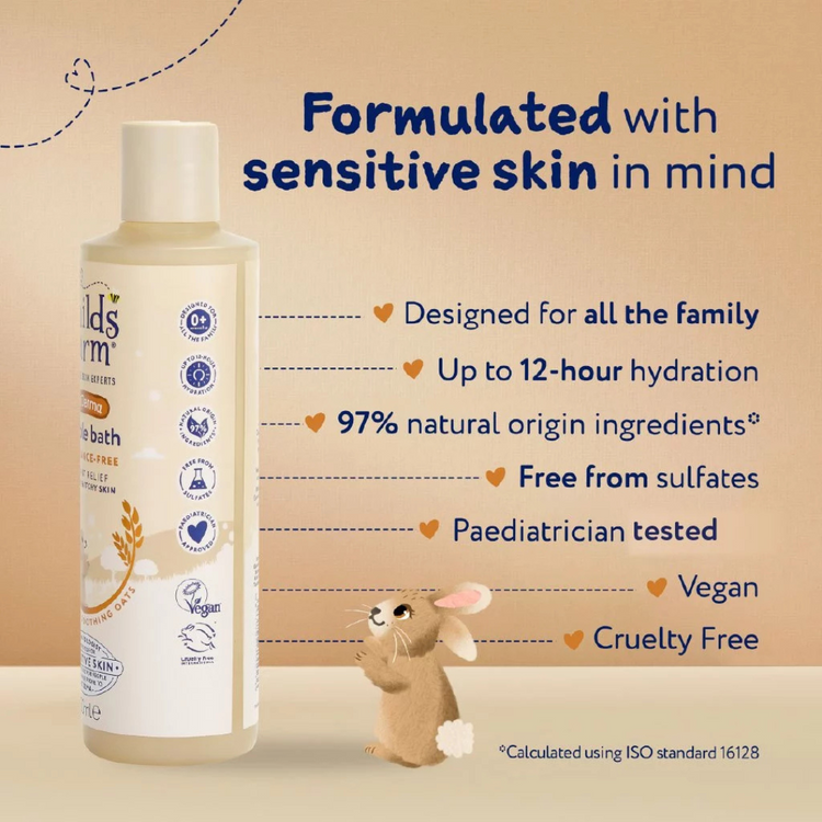 Childs Farm OatDerma Bubble Bath - Fragrance-Free (250ml)