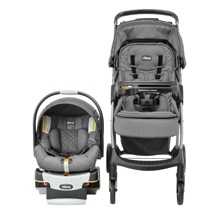 Chicco Mini Bravo Plus Travel System Stroller + Car Seat (6 months till 22.7kg)