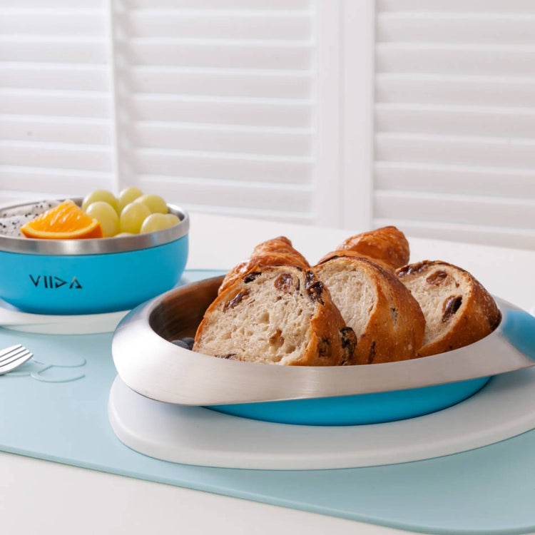 Viida Souffle Antibacterial Stainless Steel Plate