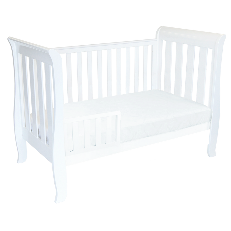 [Pre-Order] Babyhood Classic Sleigh 4-in-1 Cot - White