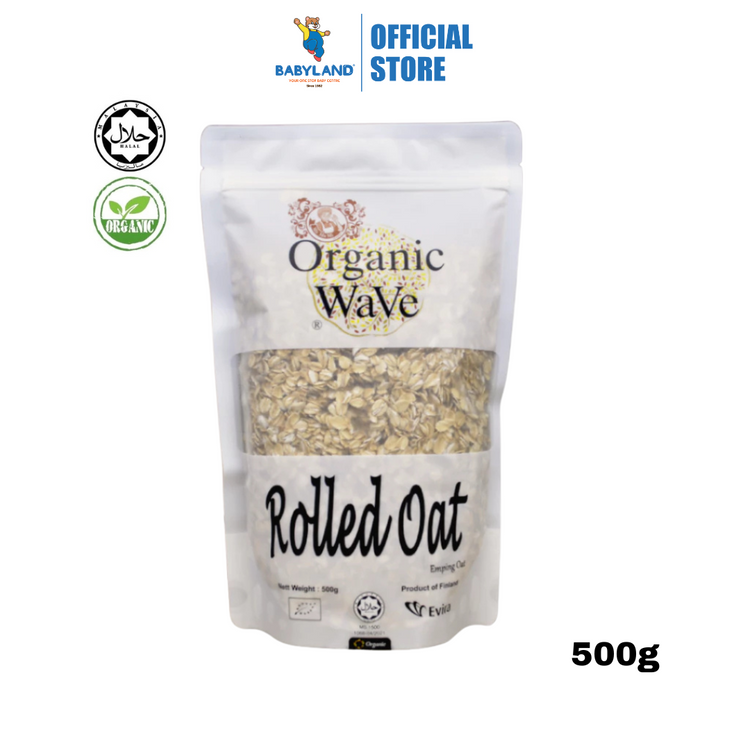 Mamami Organic Wave Rolled Oats (500g)