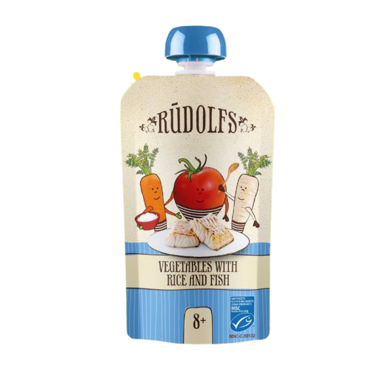 Rudolfs Organic Premium Baby Puree Ready to Eat | Travel Food | Halal Baby Food Pouches