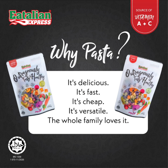 Eatalian Express Mixed Vegetable Pasta 100g (8m+)