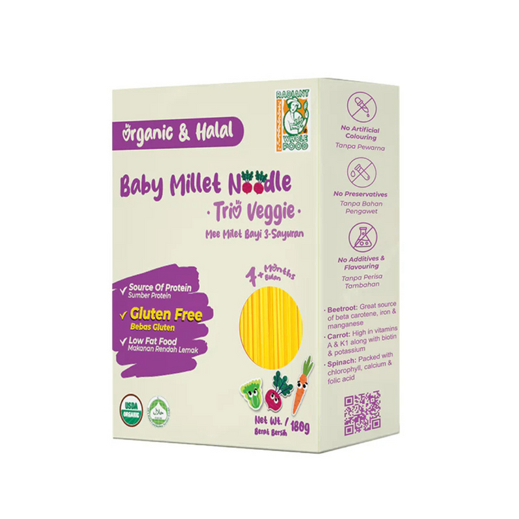 Only Organic Gluten Free Baby Millet/Rice Noodles 180g (7m+)