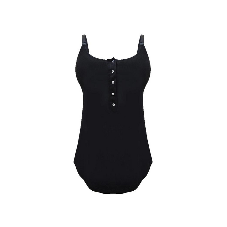 Lunavie Nursing Cami - Black