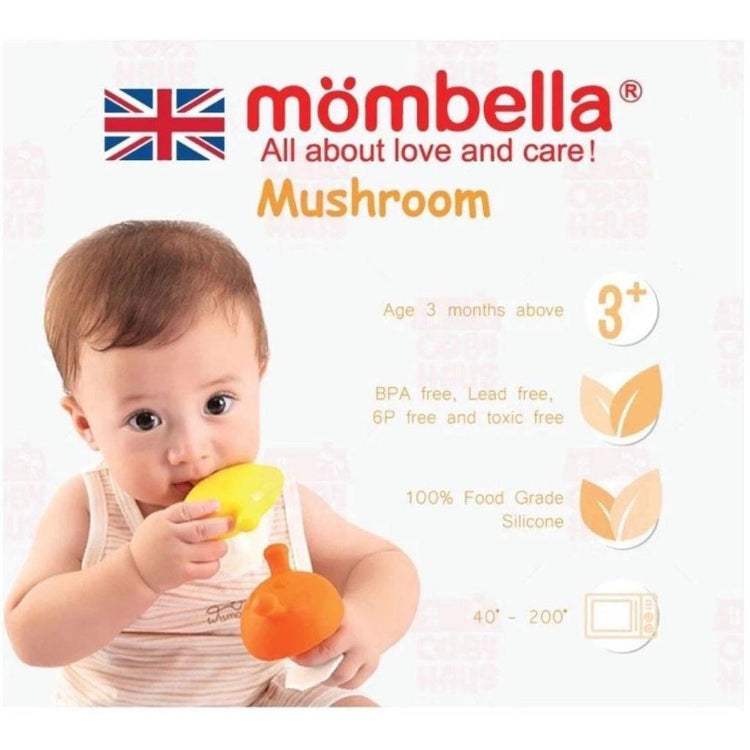 Mombella Mimi Mushroom Soothe Teether (3m+)