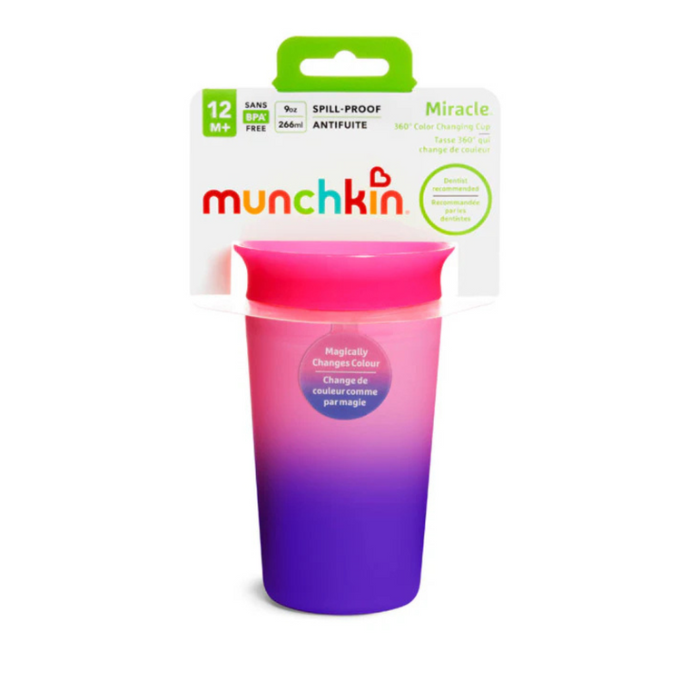 Munchkin Miracle® 360° Color Changing Cup, 9oz (12m+)