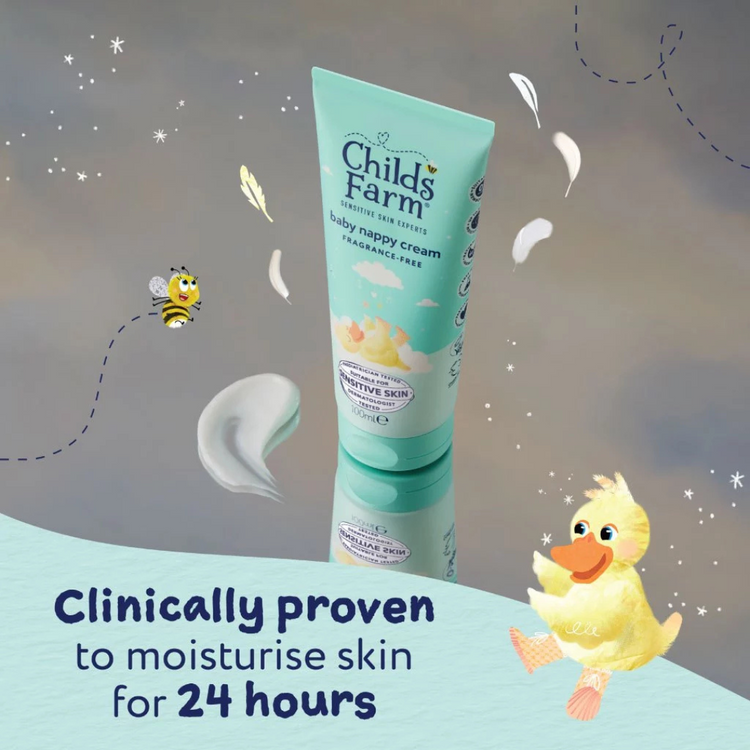 Childs Farm Baby Nappy Cream - Fragrance-Free (100ml)