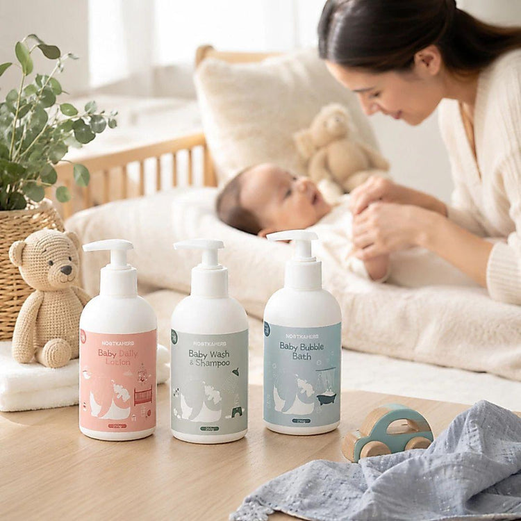 Nootkaherb 2-in-1 Baby Wash & Shampoo 250g – Gentle Milk Fragrance