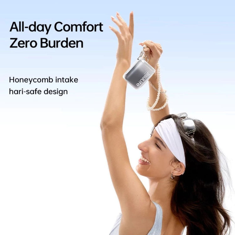 JisuLife Mini Neck Fan Life5 (4500mAh) | Battery 100 Gears Strong Wind Portable Mini Fan