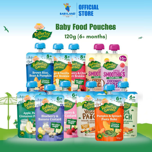 Rafferty's Garden Baby Food Pouches 120g For 6+ months
