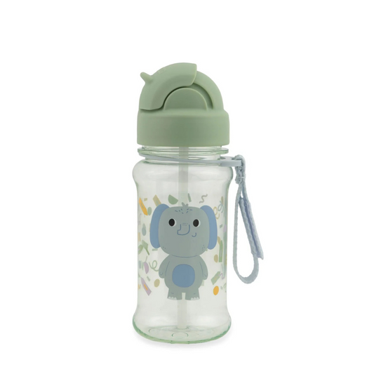 Skip Hop Besties Squad Tritan Renew Straw Bottle - Elephant (12+ months)
