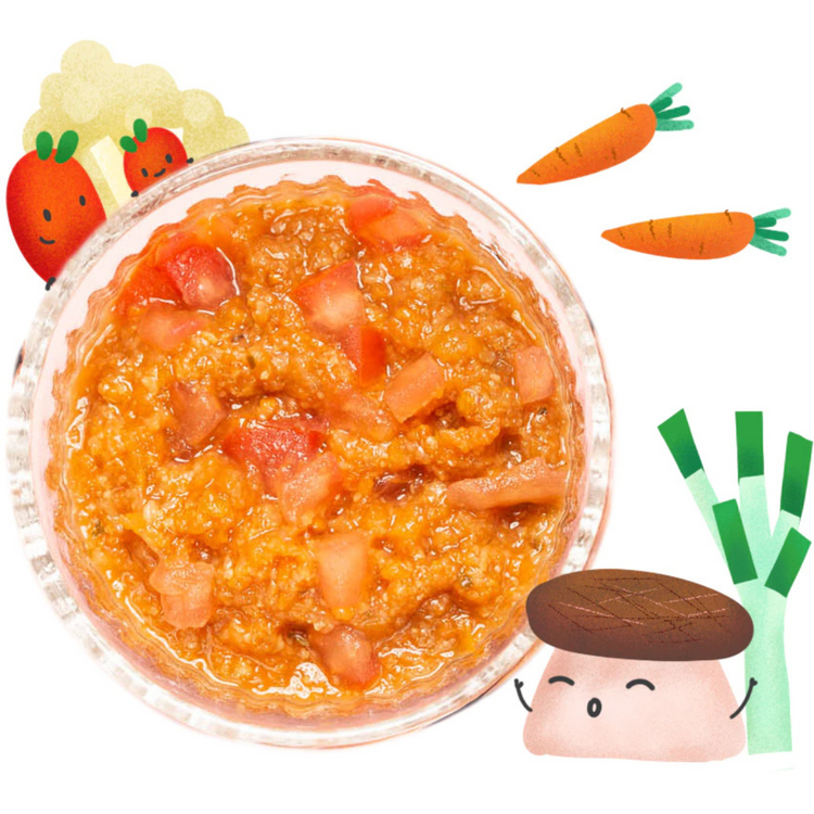 HaruPlate Pasta Sauce - Roasted Tomato & Shiitake (Halal-Certified, For Kids 9m+)