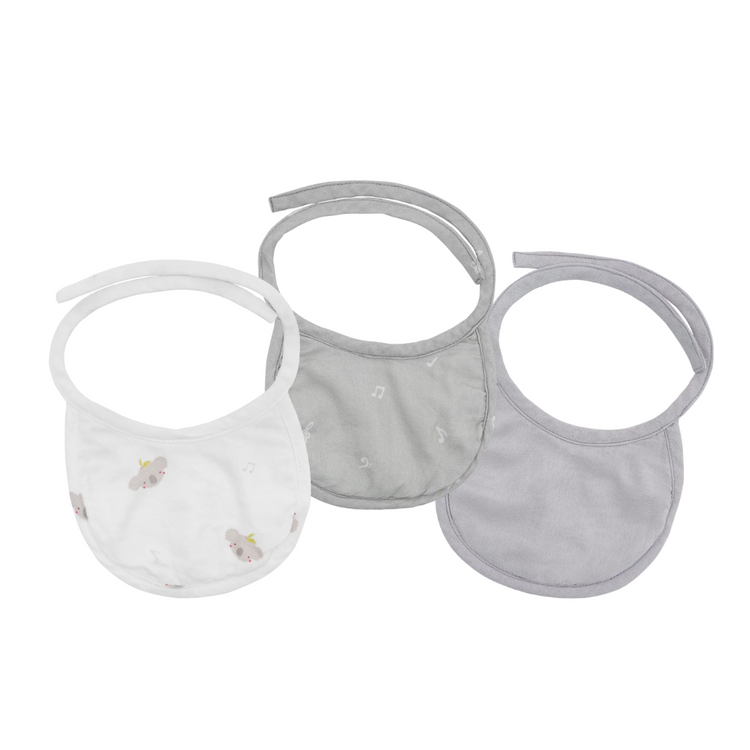 Granny Ben TENCEL Muslin Newborn Bib (3-pack)