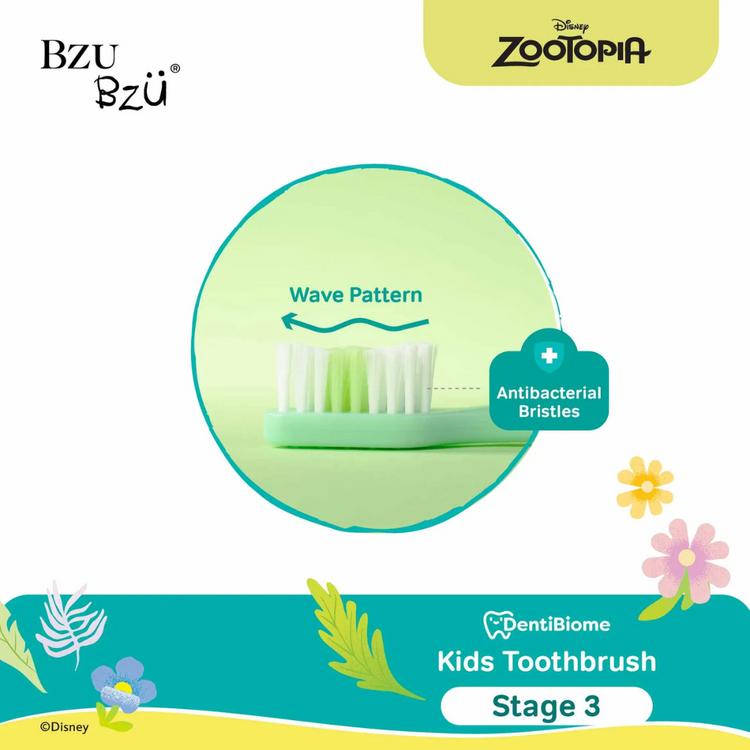 BZU BZU DentiBiome Kids Toothbrush (Stage 3) - 2pcs set