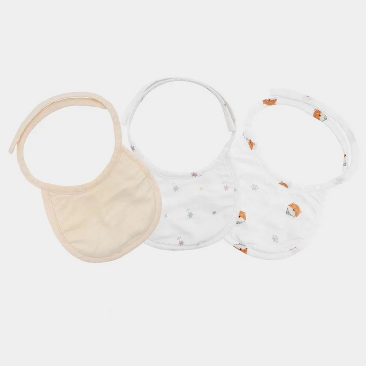 Granny Ben TENCEL Muslin Newborn Bib (3-pack)