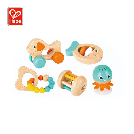 Hape Infant Try 5 Gift Set (Newborn Onwards)