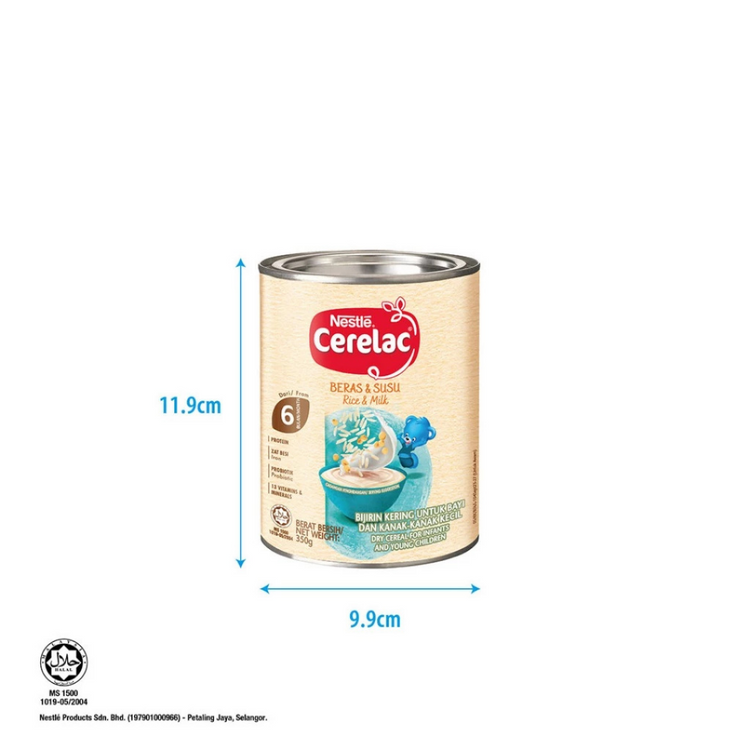 Nestle Cerelac Infant Cereals - Rice & Milk 350g