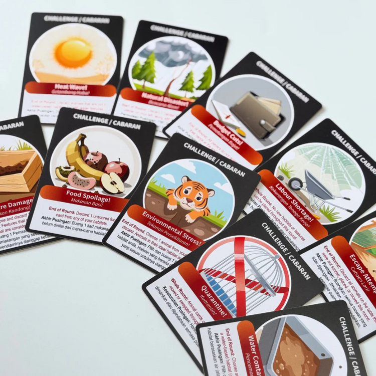 The Nurts Wonders of the Wild - A Bilingual Zoo Card Game