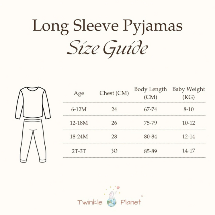 Twinkle Planet Organic Long Sleeve Pyjamas