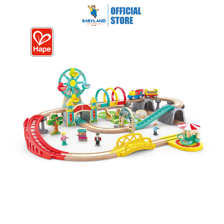Hape 8571 Joyful Ride Railway Set Suitable For Age 3+ Years