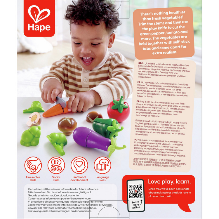 Hape 3161 Garden Vegetables (3Y+)