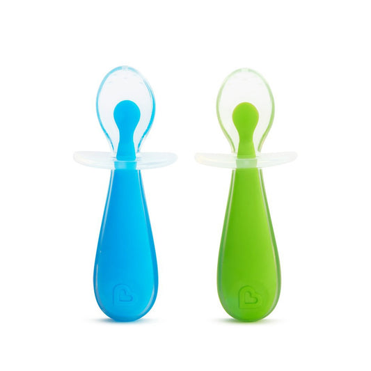 Munchkin Gentle Scoop Silicone Training Spoons 2pc (6m+)