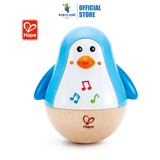 Hape 0331 Penguin Musical Wobbler Music Toy for baby 6 months+