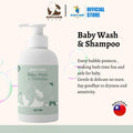 Nootkaherb 2-in-1 Baby Wash & Shampoo 250g – Gentle Milk Fragrance