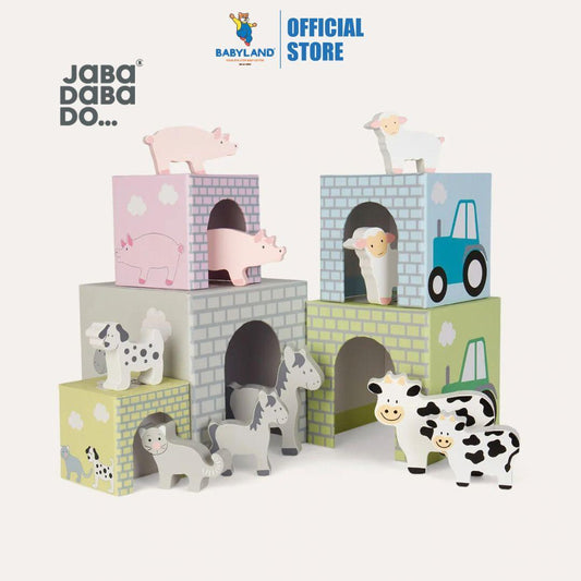 Jabadabado Stacking Cubes Animal (18M+)