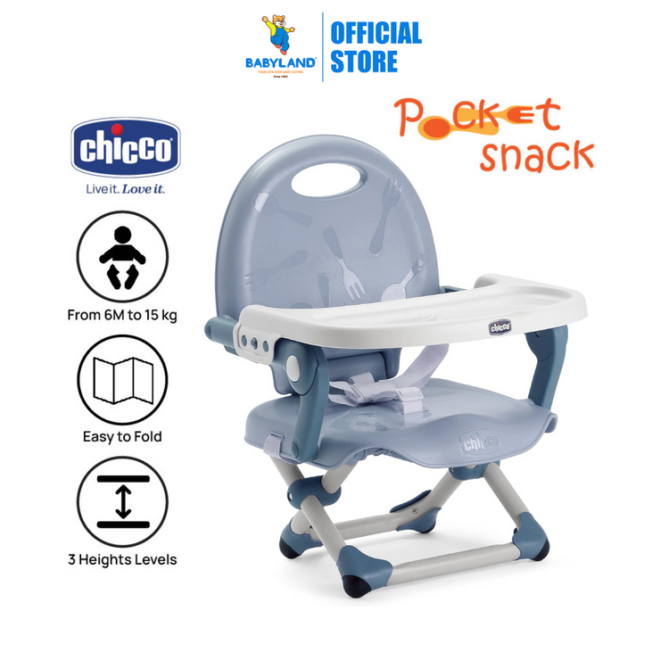 Chicco Pocket Snack Feeding Booster Seat - 6 months up to 15 kg
